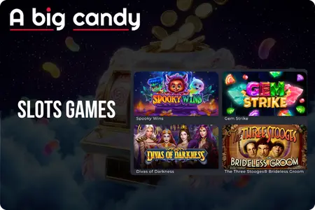 A Big Candy slots: Spooky Wins, Gem Strike, Divas of Darkness